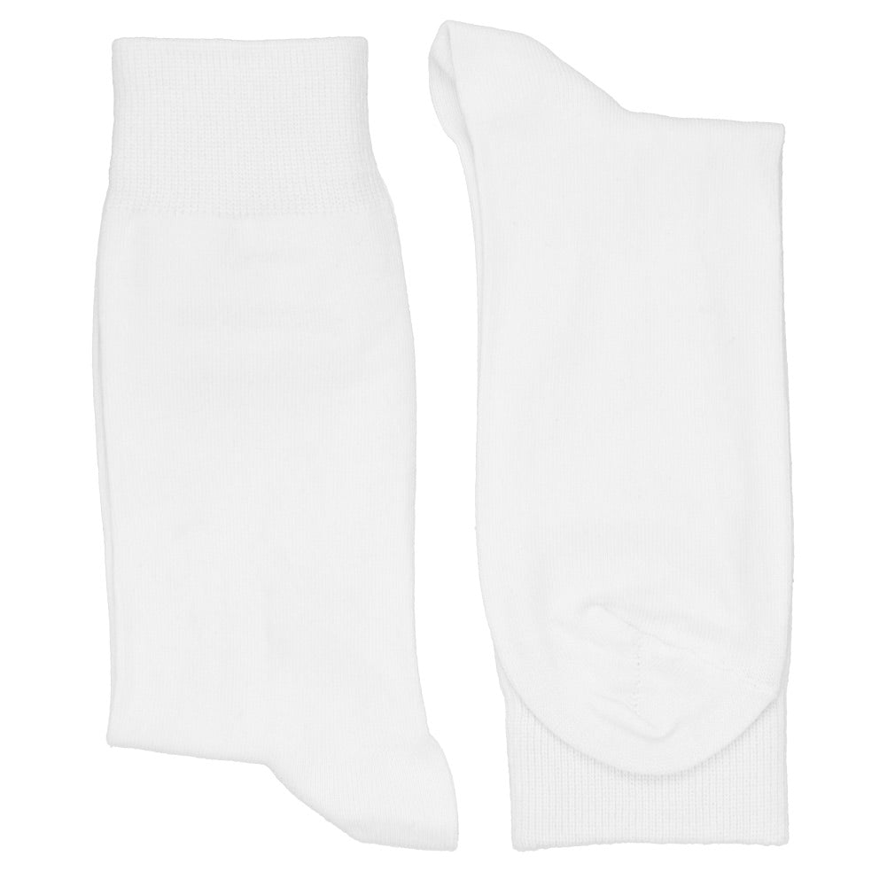 Men's White Socks TieMart Men's White Socks TieMart