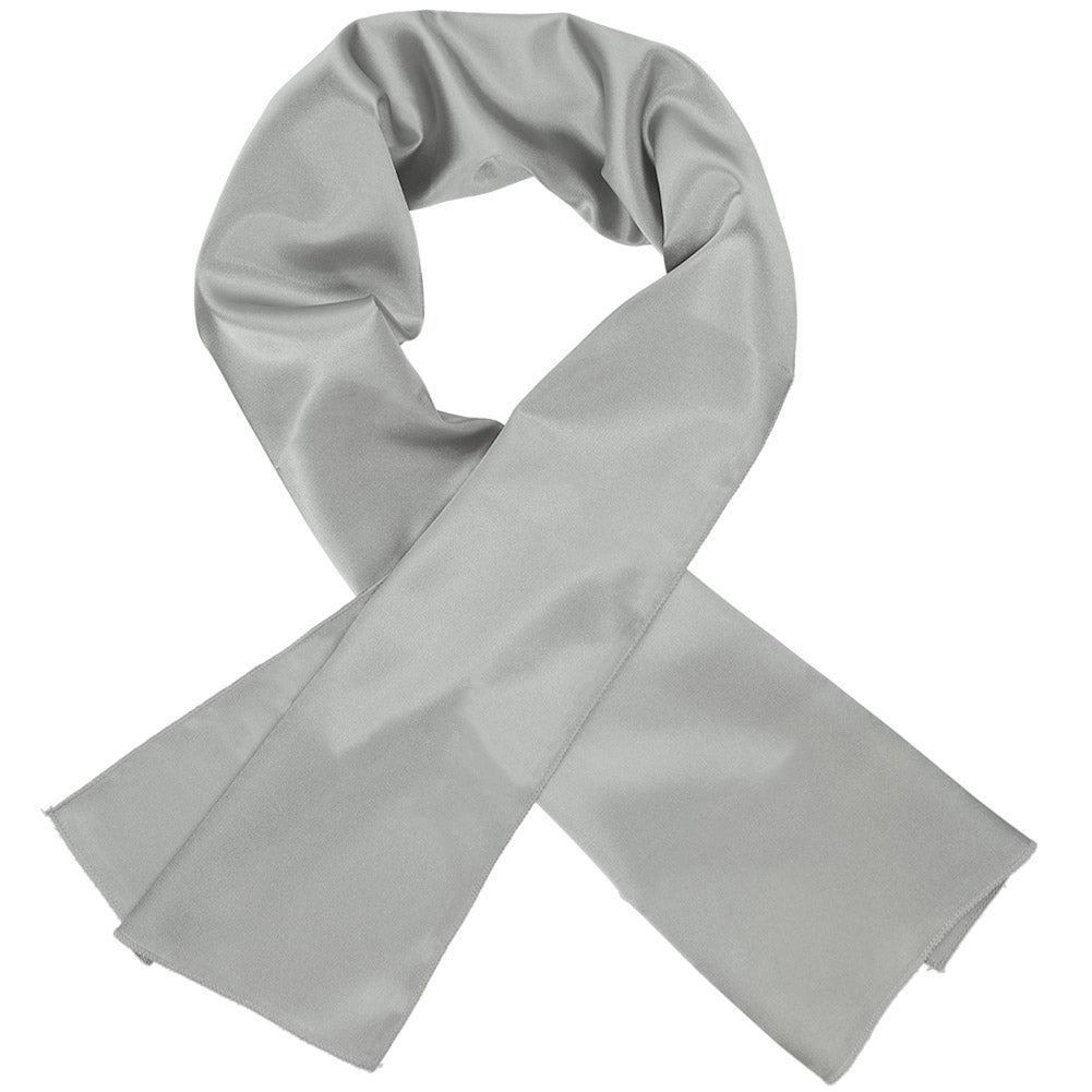 Solid White Neck Scarf