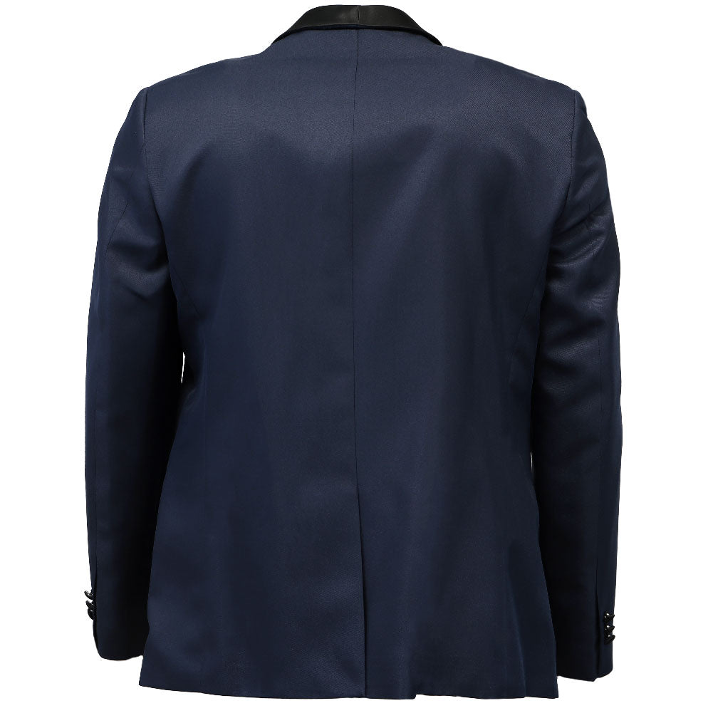 Midnight Blue Dinner Jacket TieMart Midnight Blue Dinner Jacket TieMart