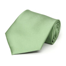 Load image into Gallery viewer, Mint Green Solid Color Necktie