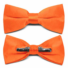 Load image into Gallery viewer, Neon Orange Clip-On Bow Tie