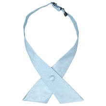 Load image into Gallery viewer, Powder blue crossover tie, snapped