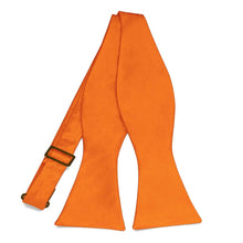 Load image into Gallery viewer, Pumpkin Orange Self-Tie Bow Tie