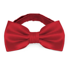 Load image into Gallery viewer, Red Premium Bow Tie