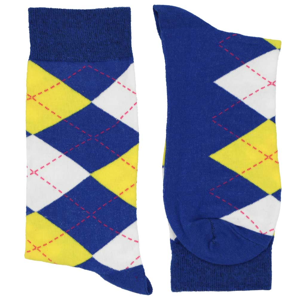 blue and yellow dress socks Amazon.com: Argyle Men's Cotton Blend Dress Socks Yellow Navy Blue Size 7-13 : Clothing, Shoes & Jewelry