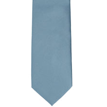 Load image into Gallery viewer, Front view serene blue solid tie