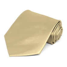 Load image into Gallery viewer, Sparkling Champagne Solid Color Necktie