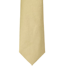 Load image into Gallery viewer, Sparkling champagne solid tie, front bottom view