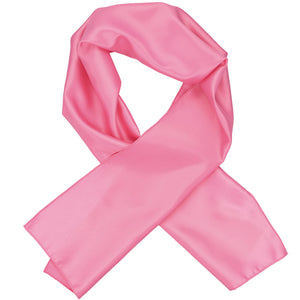 A light pink scarf, folded over itself