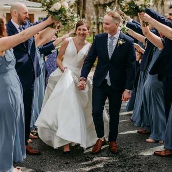 Colleen and Rob’s Serene Blue Wedding