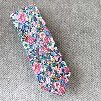 How To Wear A Floral Tie