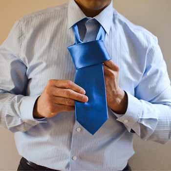 how to tie a tie for left handers