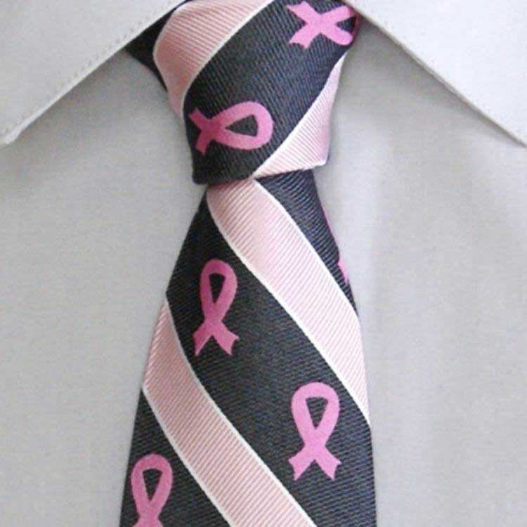 Breast Cancer Awareness Tie Shirt, Pink Ribbon Month October