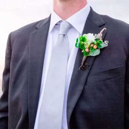 Angela and Jason's Classic Silver Wedding