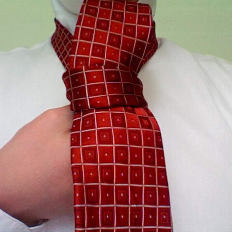 how to tie a four in hand knot necktie