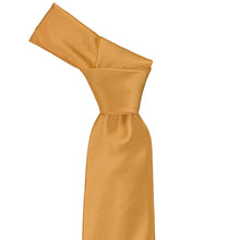 Load image into Gallery viewer, Knot on antique gold necktie