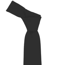 Load image into Gallery viewer, Black matte tie knotted