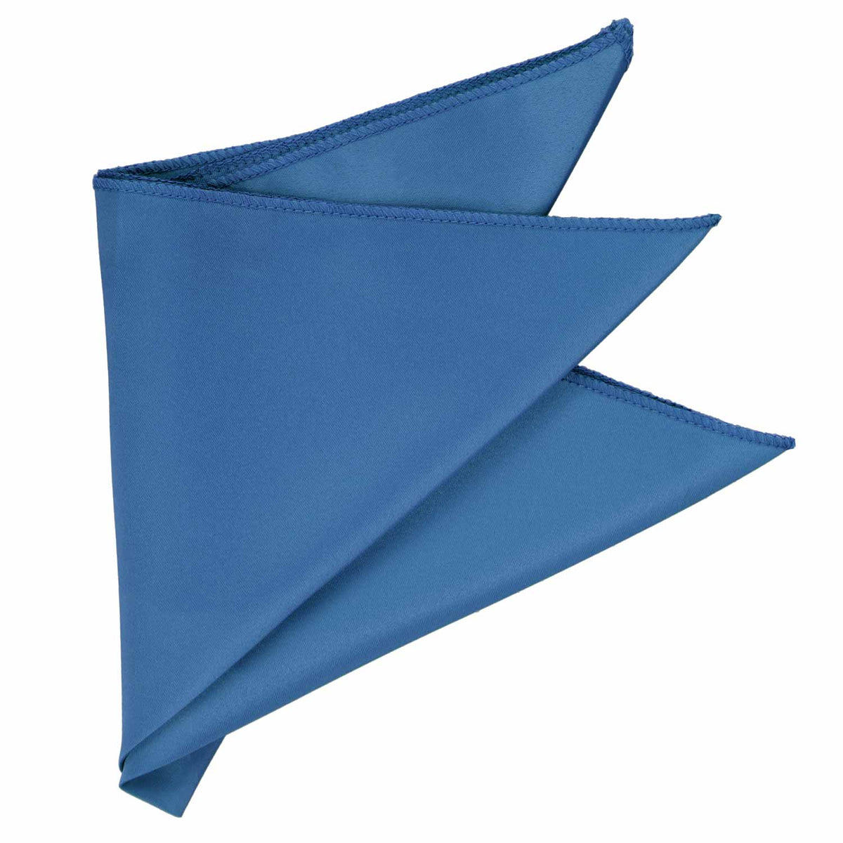Blue Basic Pocket Square | Shop at TieMart – TieMart, Inc.