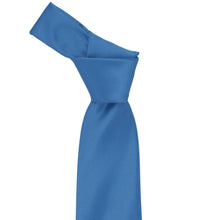 Load image into Gallery viewer, Knotted blue necktie