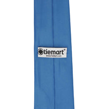 Load image into Gallery viewer, Tag on the back of a blue staff tie