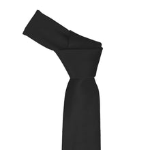 Load image into Gallery viewer, Boys' Black Solid Color Necktie