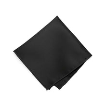 Load image into Gallery viewer, Boys&#39; Black Pocket Square
