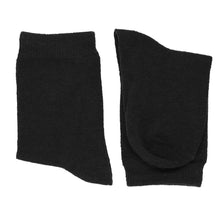 Load image into Gallery viewer, A folded pair of boys black socks