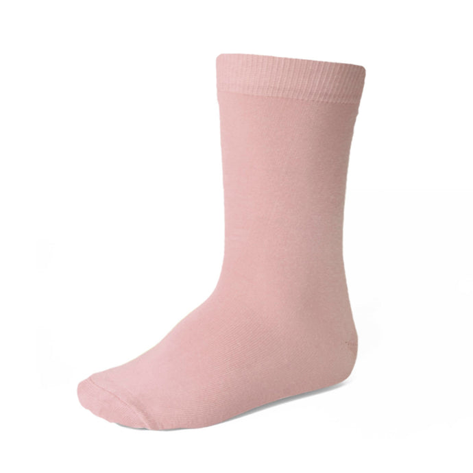 A boys' blush pink sock