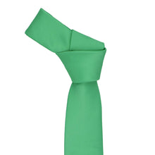 Load image into Gallery viewer, Boys' Emerald Green Solid Color Necktie