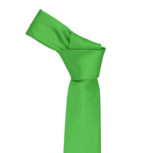 Load image into Gallery viewer, Boys' Grass Green Solid Color Necktie