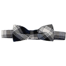 Load image into Gallery viewer, Boys' navy blue plaid uniform bow tie
