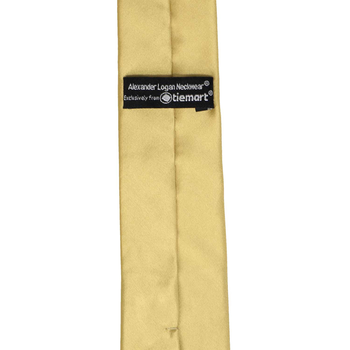Boys' Pale Gold Solid Color Tie | Shop at TieMart â TieMart, Inc.