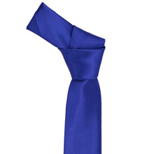 Load image into Gallery viewer, Boys' Sapphire Blue Solid Color Necktie