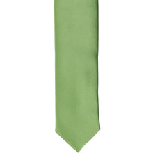 Load image into Gallery viewer, The front of a bridal clover skinny tie, laid out flat