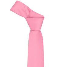 Load image into Gallery viewer, Bubblegum Pink Slim Solid Color Necktie, 2.5" Width