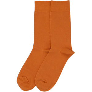 Men's Burnt Orange Socks TieMart Men's Burnt Orange Socks TieMart
