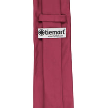Load image into Gallery viewer, TieMart tag on a cinnamon rose necktie