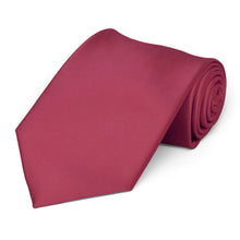 Load image into Gallery viewer, Cinnamon rose solid tie, rolled