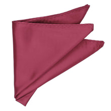Load image into Gallery viewer, Folded cinnamon rose pocket square