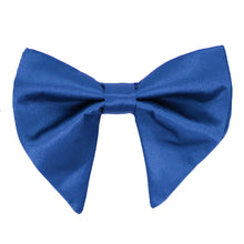 Load image into Gallery viewer, A cobalt blue oversized teardrop bow tie
