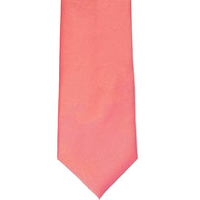 Load image into Gallery viewer, Tag on the back of a coral staff tie