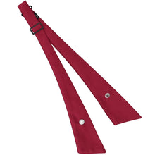Load image into Gallery viewer, Unsnapped crimson red crossover tie