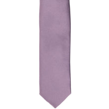 Load image into Gallery viewer, Dusty lilac skinny tie, front