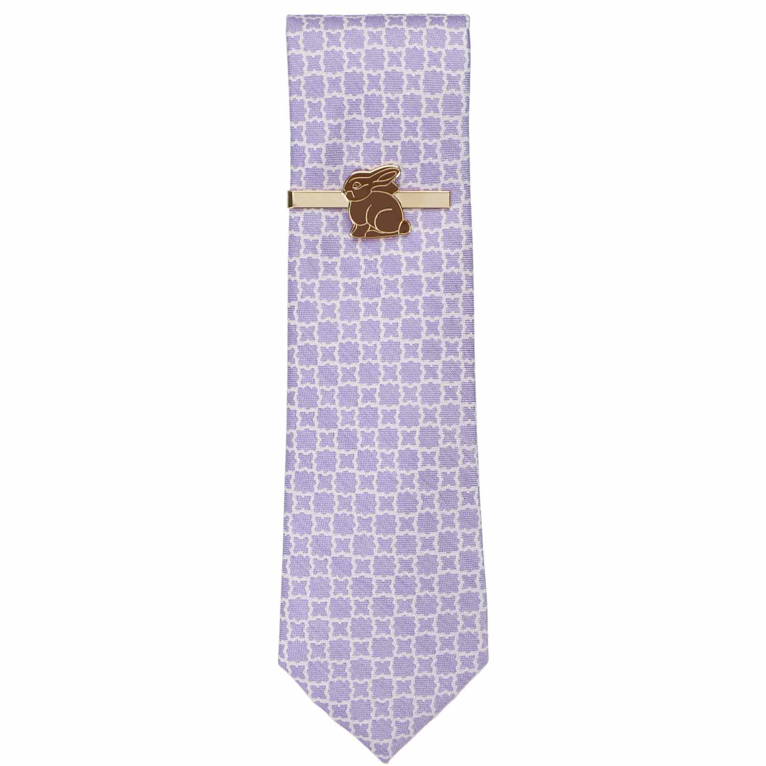 Running Rabbit Tie Bar Chocolate Bunny Tie Bar | Shop at TieMart – TieMart, Inc.