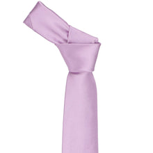 Load image into Gallery viewer, English Lavender Slim Solid Color Necktie, 2.5" Width