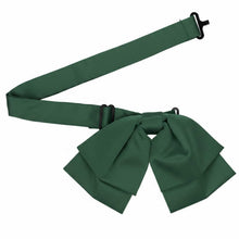 Load image into Gallery viewer, Open band collar on an evergreen floppy bow tie.
