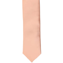 Load image into Gallery viewer, The front of a flamingo skinny tie, laid flat