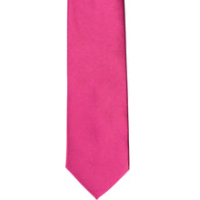 Load image into Gallery viewer, Fuchsia slim tie front
