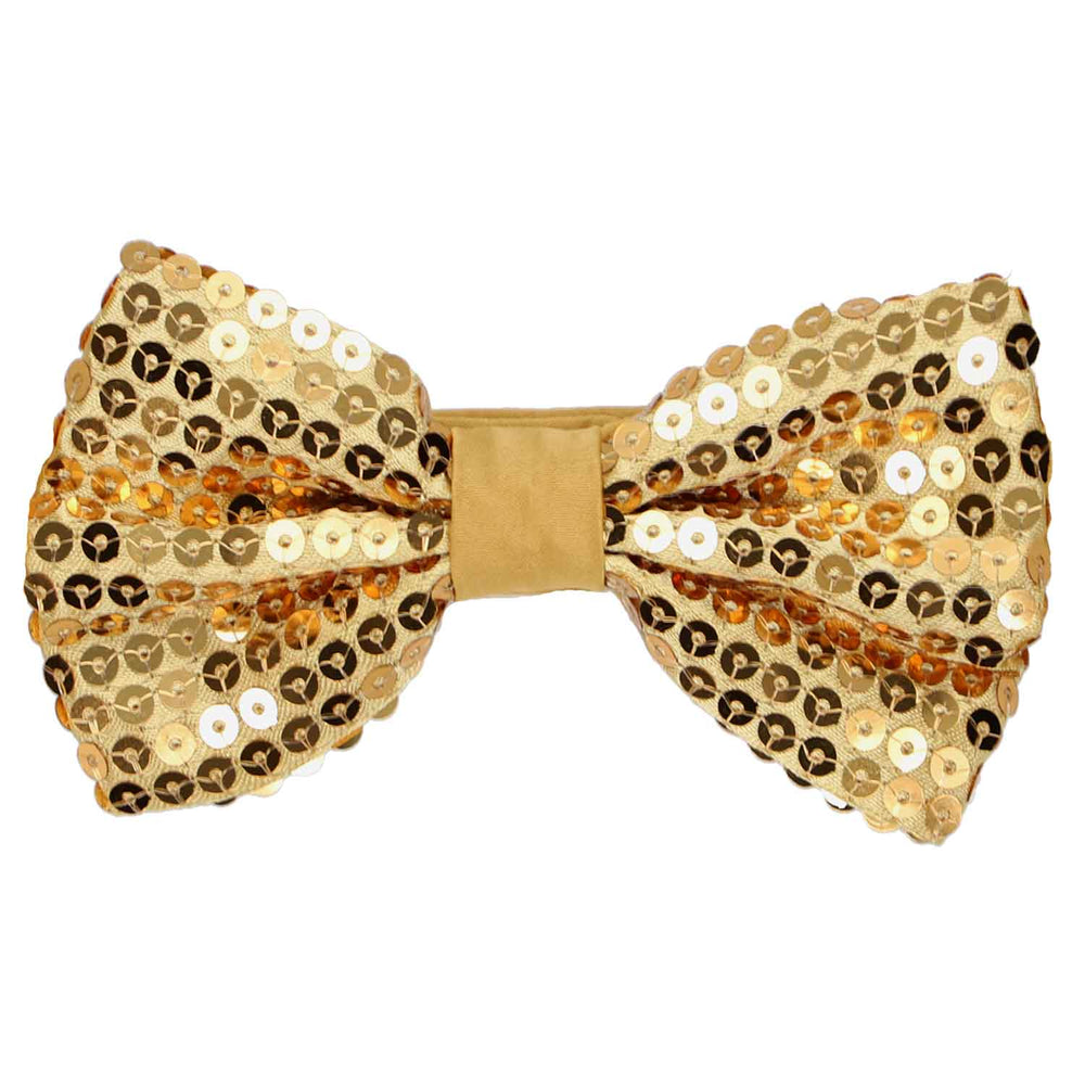 Gold Sequin Bow Tie | Shop at TieMart â TieMart, Inc.