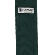Load image into Gallery viewer, Hunter green knit tie with TieMart logo on a white background